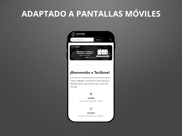 Imagen de bienvenida a TecStore